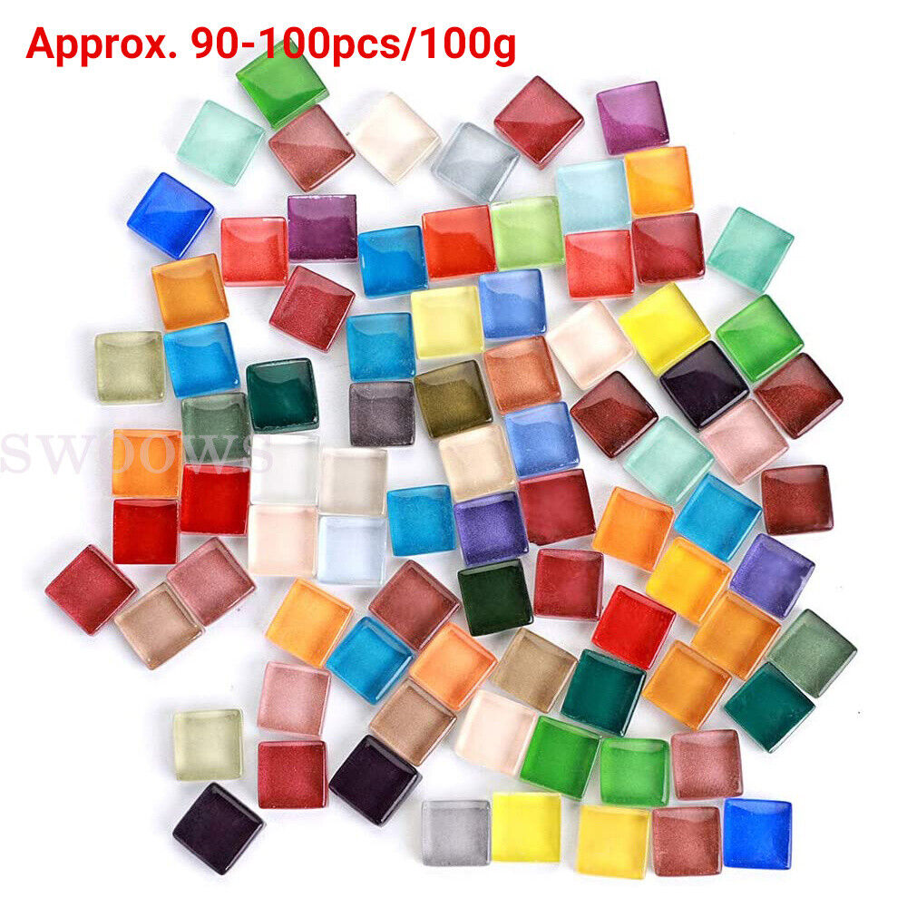 Up to 2000g Mixed Crystal Glass Mosaic Tiles Kitchen Bathroom Art Craft Supplier