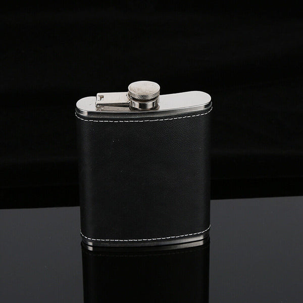 Stainless Steel Pocket Hip Flask Alcohol Whiskey Liquor Screw Cap 5-9 OZ