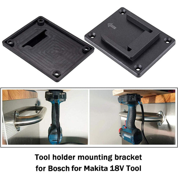 5/10 Slots Tool Holder For Bosch/Makita Bracket 18V Lithium Battery Machine Rack