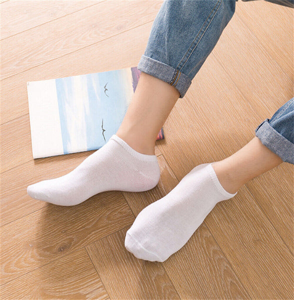 1-10 Pairs Low Cut Socks Cotton Soft Breathable Non-Slip Casual Ankle AU Hot