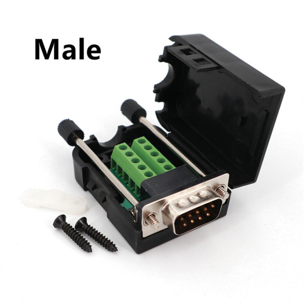 DB9 Male/Female 9Pin to Screw Terminal Connector Signal Module AU Stock