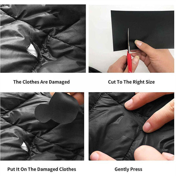 1-6PCS Nylon Repair Patches Self-Adhesive Patch For Clothing Down Jacket Tent