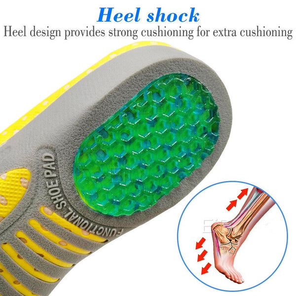 Orthotic Shoe Insoles Arch Support Pain Relief Orthopedic Inner Sole Men/Women