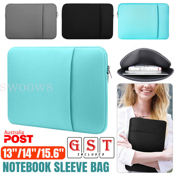 Neoprene Laptop Sleeve Notebook Cover Case Bag for 13 14 15 inch Macbook Dell