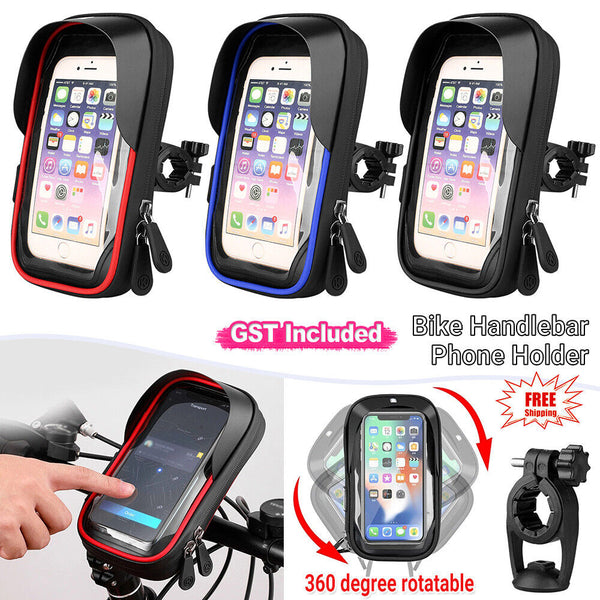 Waterproof Bike Phone Holder Handlebar Mount For Motorcycle Cycling Universal AU