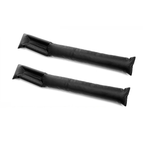 2Pcs Universal Auto Spacer Accessories Seat Gap Filler PU Leather Car Supply