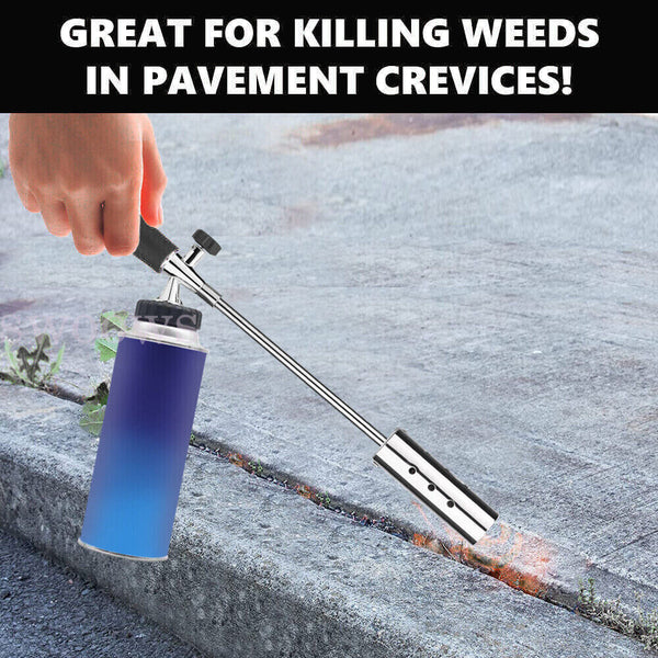 Weed Burner Weeds Killer Torch Wand Blowtorch for Garden Outdoor Street Melter