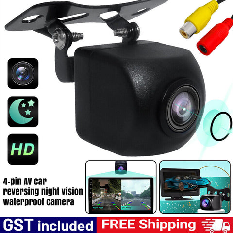 Waterproof 4 Pin Reverse Camera Car Rear View Backup Parking HD Night Vision CAM