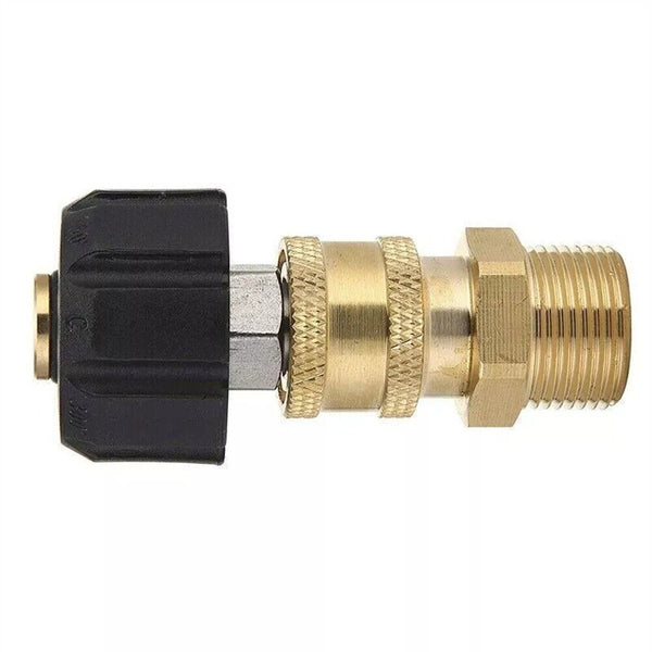 5000PSI M22-Swivel Pressure Washer Hose Adapter 3/8 Quick Connect Fittings