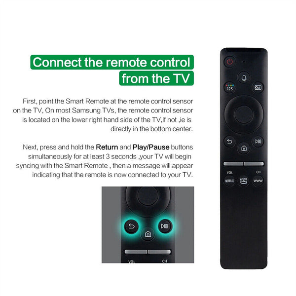 BN59-01312F Bluetooth Voice Replacement Remote For Samsung Televisions