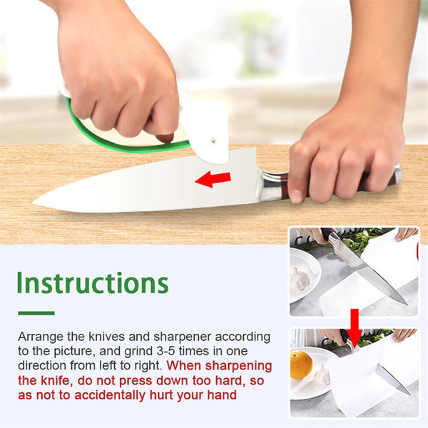 UP5x Portable Handheld Sharpen Knife Sharpener for Kitchen Outdoor Garden Tool