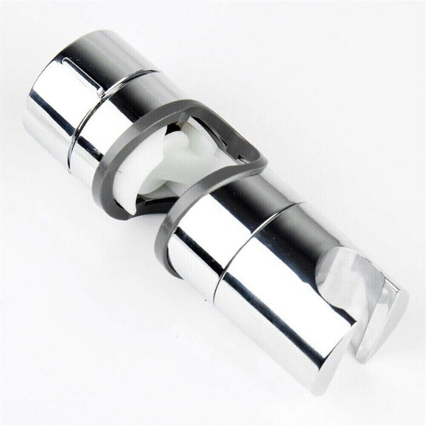 18-25mm Replacement ABS Chrome Shower Rail Head Slider Holder Adjustable Bracket