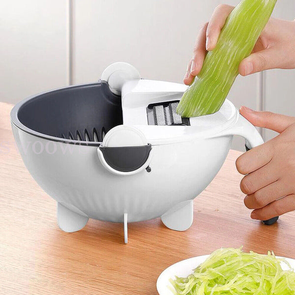 9 in 1 Kitchen Cutter Assist Slicer Vegetable Potato Onion Carrot Grater Chopper