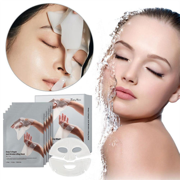 UP50pcs Deep Collagen Anti-Wrinkle Lifting Mask Collagen Mask Bio Collag Facial