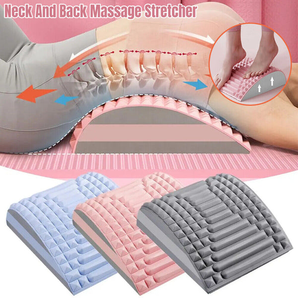 Neck And Back Stretcher Pain Fatigue Relief Acupoint Stimulation Neck Massage