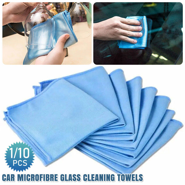 UP20x Microfibre Glass Cleaning Cloth Car Towel Window Dish Washing 30x30cm