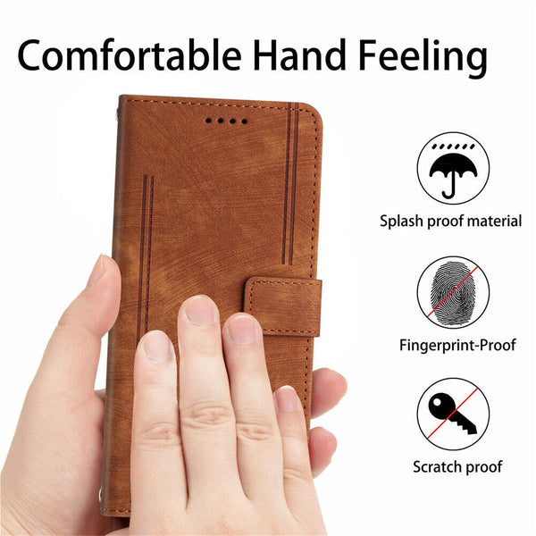 1/2 Shockproof Flip PU Leather Magnetic Wallet Phone Case Cover For Oppo Reno11F