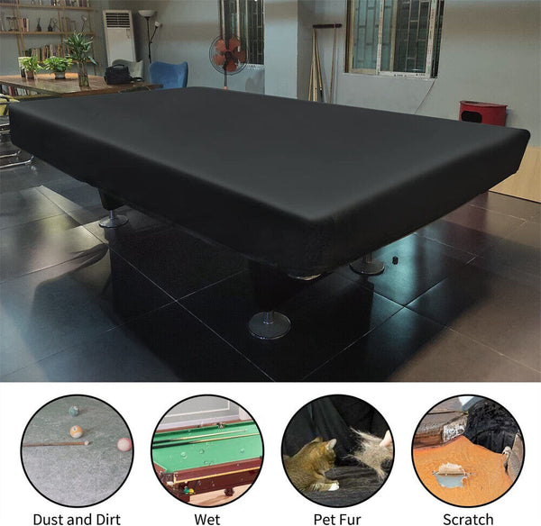 7/8FT Pool Snooker Billiard Table Cover Polyester Waterproof Dust Cap Outdoor