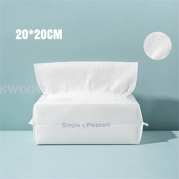 Up to 210Pcs Disposable Face Towel Cotton Makeup Cleaning Facial Napkin Wash