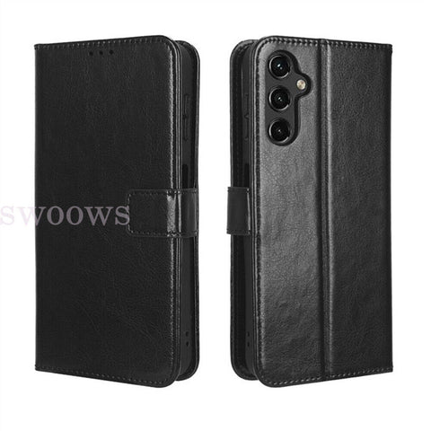 Luxury Leather Stand Wallet Cover Shell For Samsung Galaxy A04s A54 S23 FE