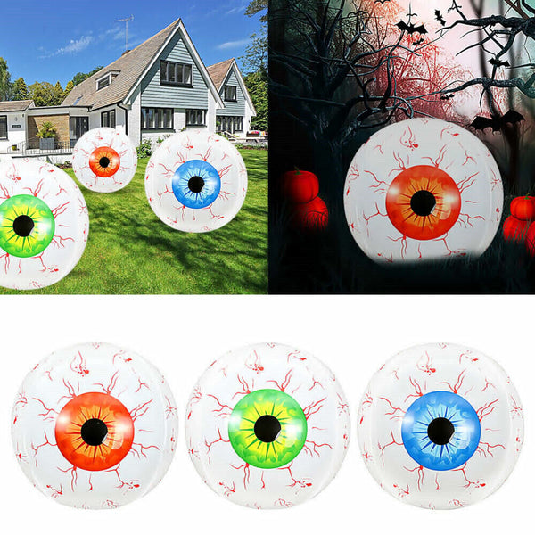 Halloween Decoration Hanging Inflatable Pumpkin Eyeball Outdoor Blow-up Party AU