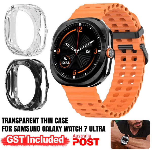 Thin Case for Samsung Galaxy Watch 7 Ultra 47mm Cover Soft TPU Bumper Shell