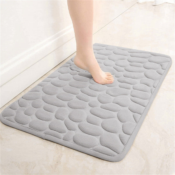 Non-slip Bathroom Carpet Super Absorbent Memory Foam Shower Bath Mat Door Mat