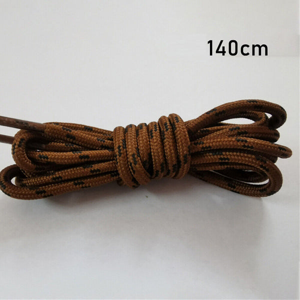 Pair Heavy Duty Round Hiking Boot Laces Durable All-Weather Work Shoelaces AU