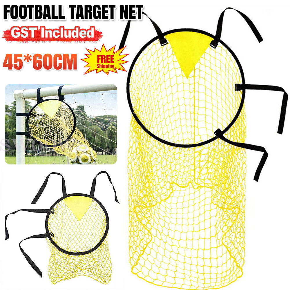 1/2 Football Target Net Soccer Target Goal Net  Soccer Top Bins Goal Target Bag