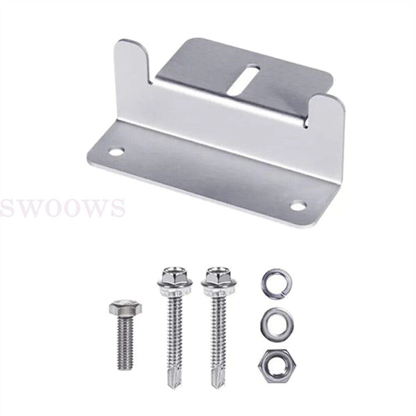 4/8PCS Solar Panel Mounting Z Bracket Set For Flat Roof Wall Mount Kit Aluminum