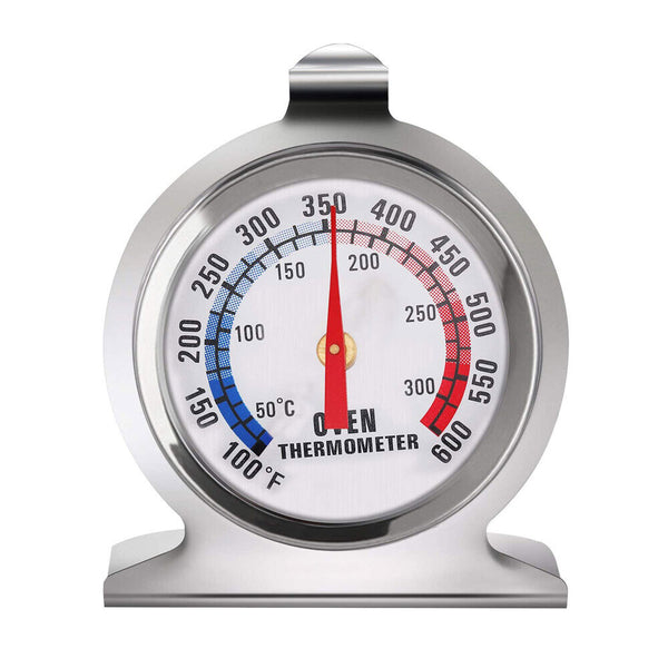 Stainless Steel Oven Thermometer Large Dial Kitchen Food Temperature AU