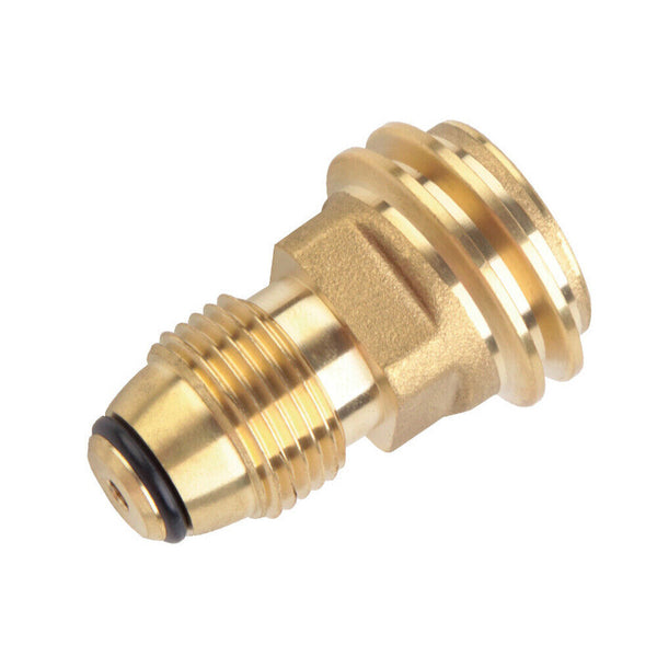 Propane Tank Converts LP Gas Bottle Adapter Valve POL To QCC1 Outlet Brass Parts