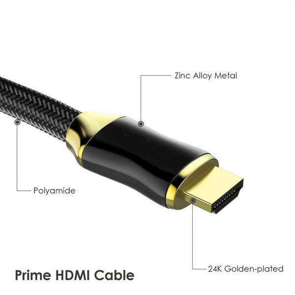 Premium HDMI Cable V2.1 V2.0 8K 4K Ultra HD XBOX PS4 PS5 TV High Speed HEC ARC