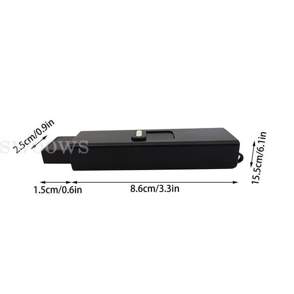 Mini USB Keychain Stun Tool Rechargeable LED Flashlight Self Protect Arc Tool