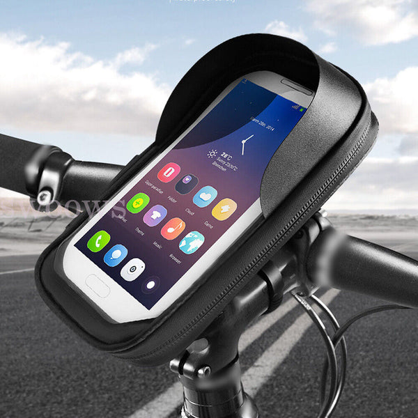 Waterproof Bike Phone Holder Handlebar Mount For Motorcycle Cycling Universal