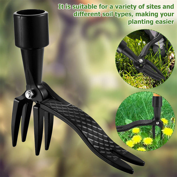 Weeder Puller Stand Up Weed Tool Handle Claw Garden Outdoor Root Remover Killer