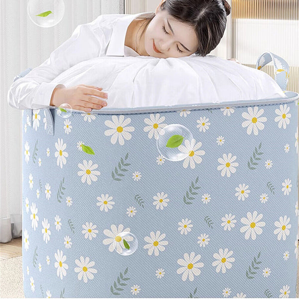 New Clothes Quilt Blanket Storage Bag Foldable Organizer Zipper Box Toy Laundry