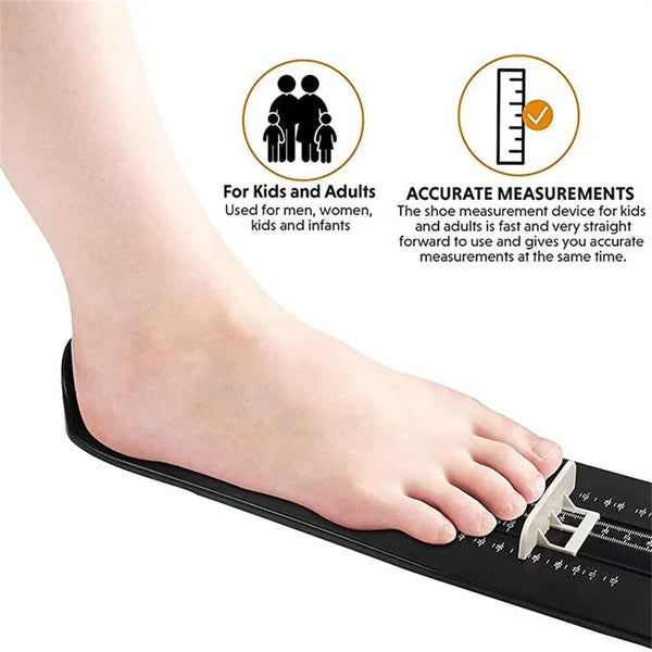 Kids Adults Foot Measuring Device Shoes Sizer Fitting Device Foot Measure Ruler