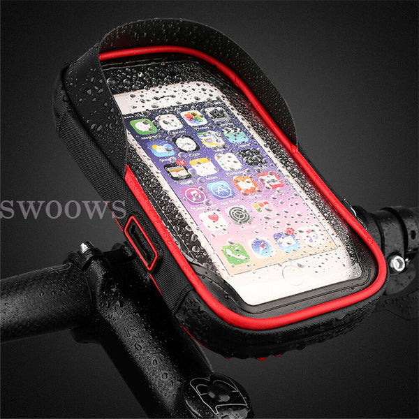 Waterproof Bike Phone Holder Handlebar Mount For Motorcycle Cycling Universal