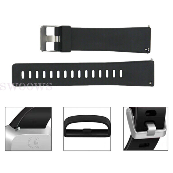 Silicone Strap Replacement Sport Watch Band For Fitbit Versa 2 /Versa / Lite