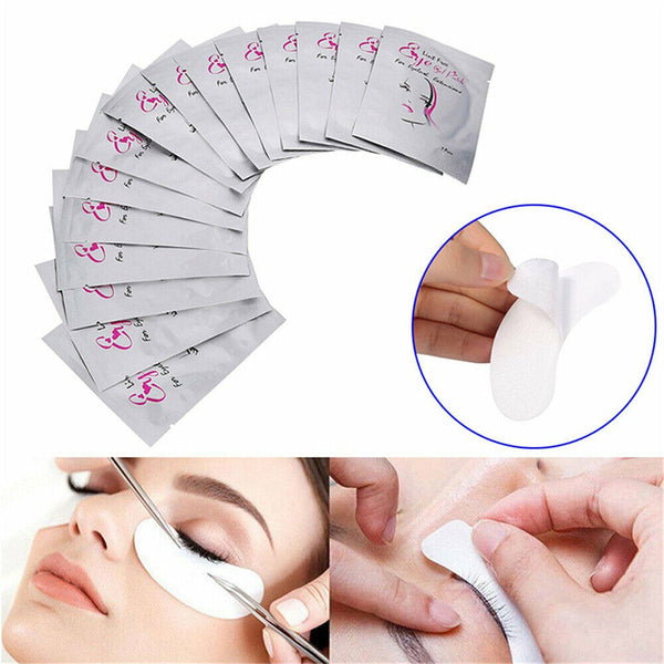 UP 2000 x Under Eye Curve Eyelash Pads Gel Patch Lint Free Lash Extension Beauty