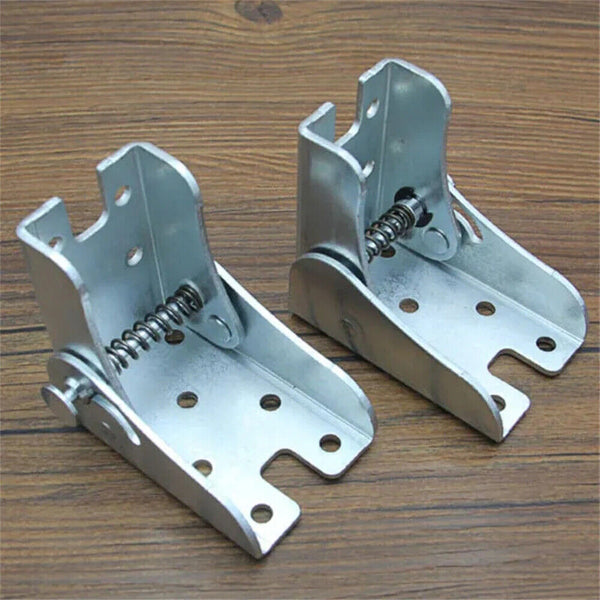 2/4pcs 90 Degree Self-Locking Folding Hinge Sofa Bed Lift Support Cabinet Hinges