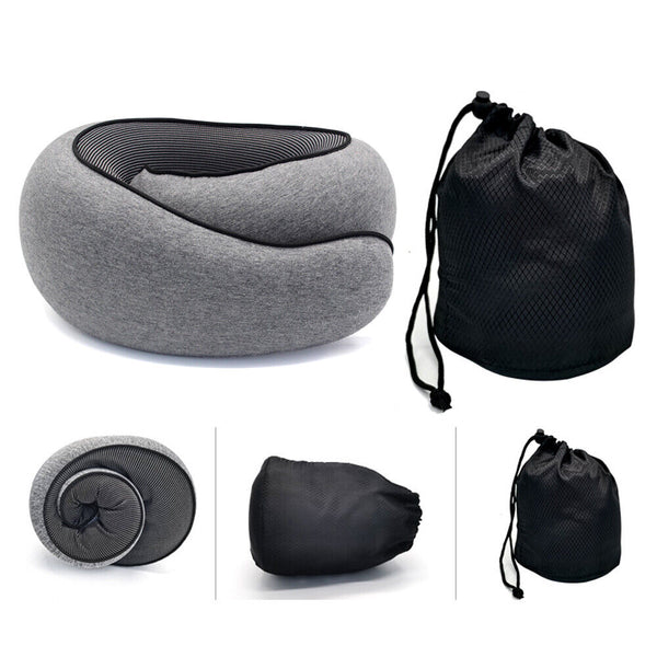 Neck Pillow for Travel Memory Foam Comfortable & Breathable Soft U Shaped Pillow