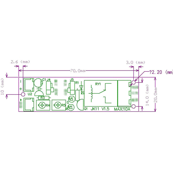 1-3 DC5V/12V/24V ON OFF Module Infinite Loop Cycle Timing Timer Time Delay Relay