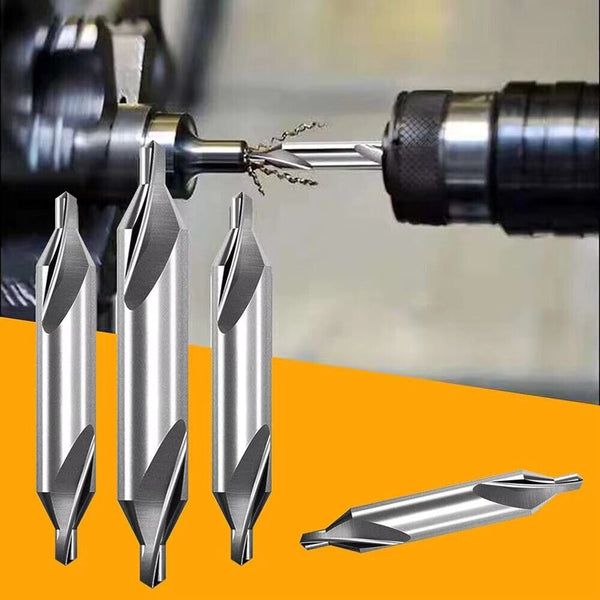 10PCS HSS Center Drill Countersink Bit Lathe Mill Tooling Set 1/1.5/2.5/3.15/5mm