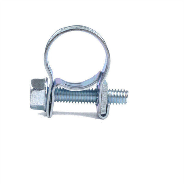 Mini Hose Clip Nut & Bolt Fuel-Line Clamp Petrol Pipe Diesel Air Small Clamp