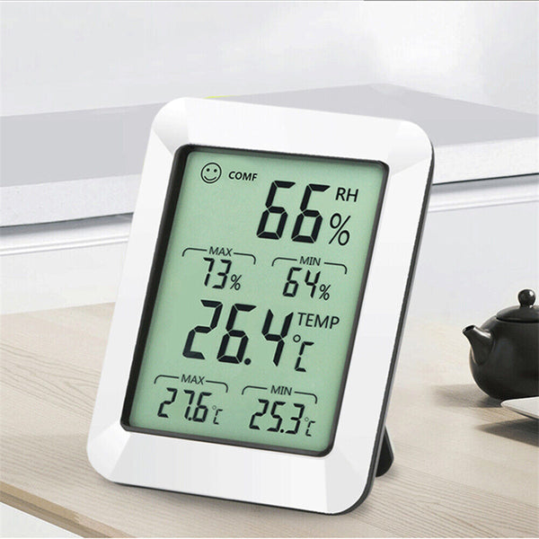 Digital LCD Humidity Meter Indoor Outdoor Hygrometer Thermometer Temperature