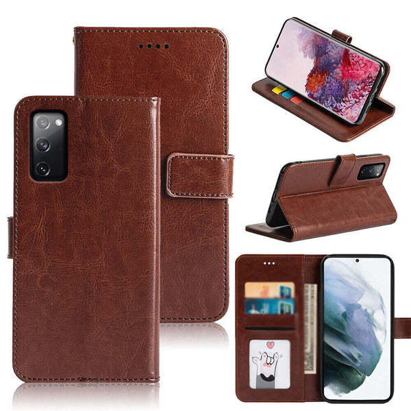 For Samsung Galaxy S24 Ultra Card Wallet PU Leather Case Cover Multifunctional