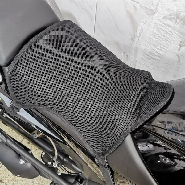 Universal Motorcycle Comfort Gel Seat Cushion Air Motorbike Pillow Pad Cover AU