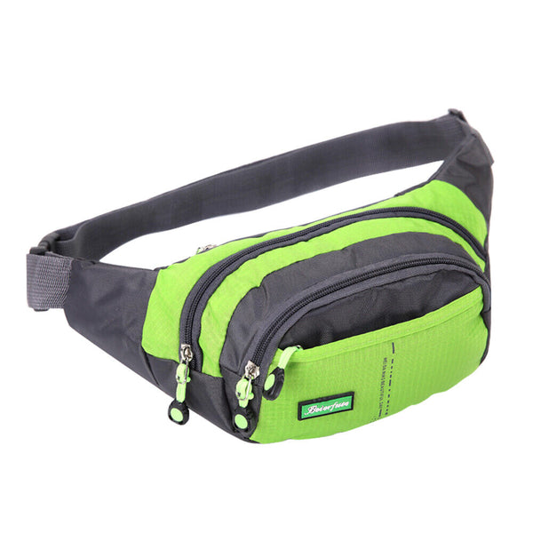 Mens Waterproof Running Belt Bum Waist Pouch Fanny Pack Camping Sport Hiking Bag